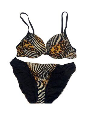 Animal Print Bikini Set Size 40 - Outfit